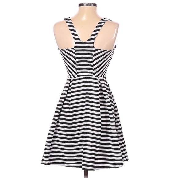 AQUA Stripe A-Line Dress | SIZE XS - Picture 2 of 3